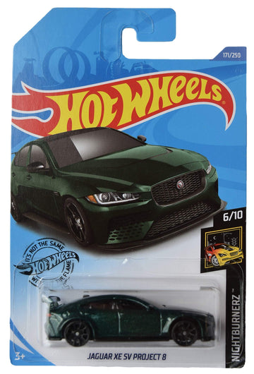 Hot Wheels Jaguar XE SV Project 8 (Dark Green) 2020 NightBurnerz