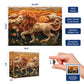 Golden Lion (#1) - 1000 Piece Jigsaw Puzzle for Adults | Premium European Blue Board | Satin Low-Glare Finish | Ribbon Cut | Bonus Poster |