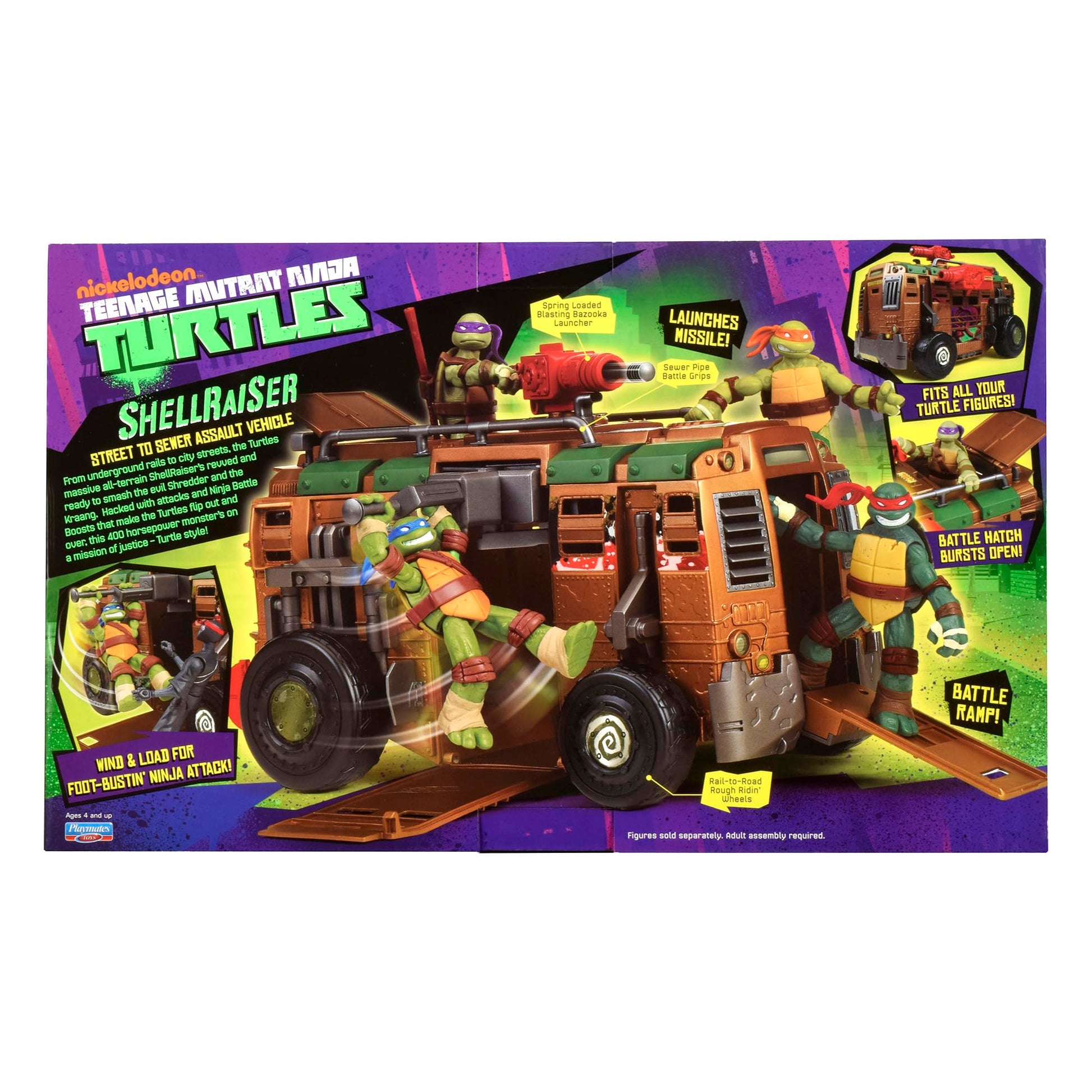 Teenage Mutant Ninja Turtles: Classic 2012 Shellraiser Vehicle by Playmates Toys