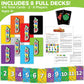 Point Games Speedy Card Game - Fast-Paced Family Party Game for Kids and Adults - 8-Player Speed & Strategy Deck - Includes 416 Cards & 8 Decks - Ages