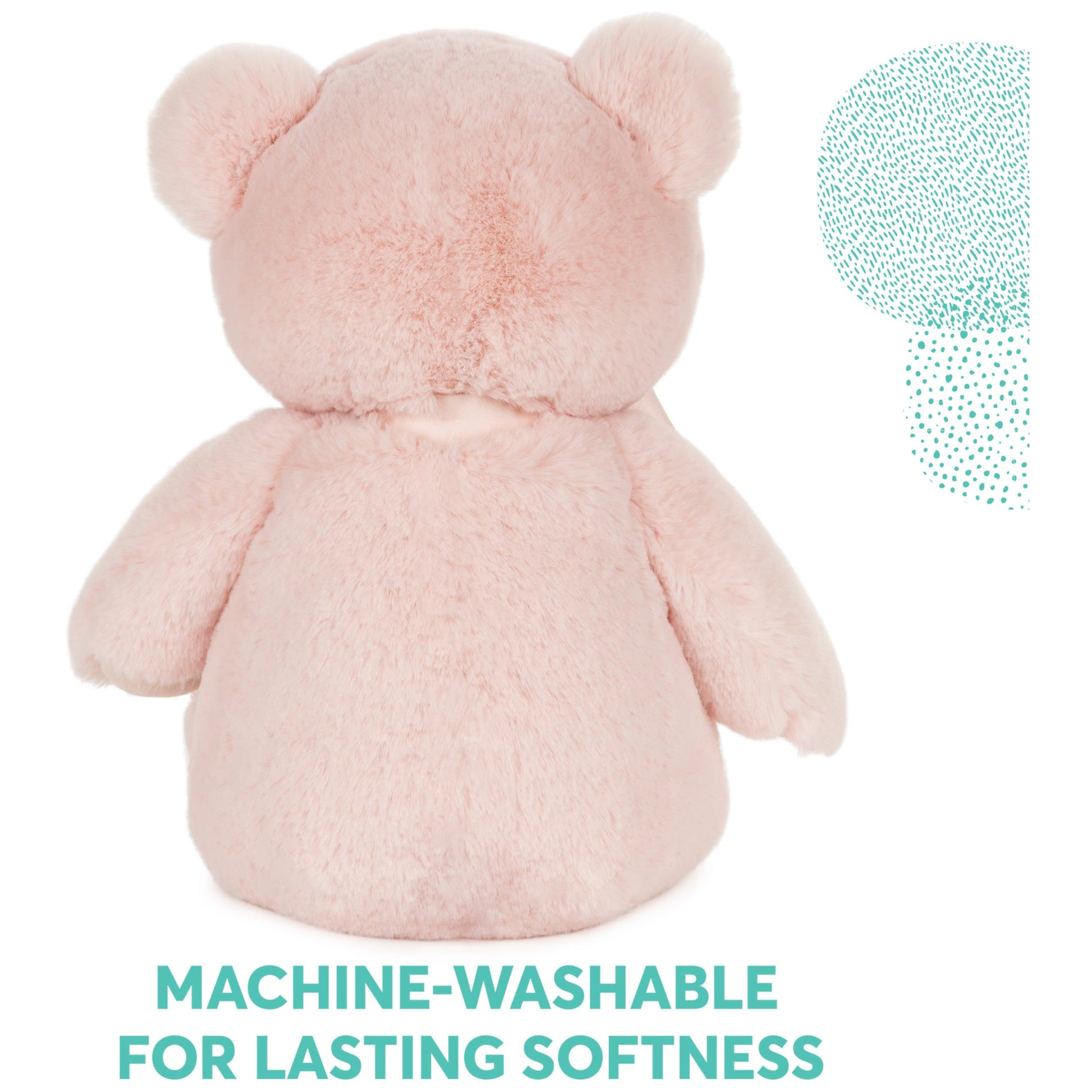 GUND My First Friend 18-Inch Pink Teddy Bear Stuffed Animal for Ages 0+