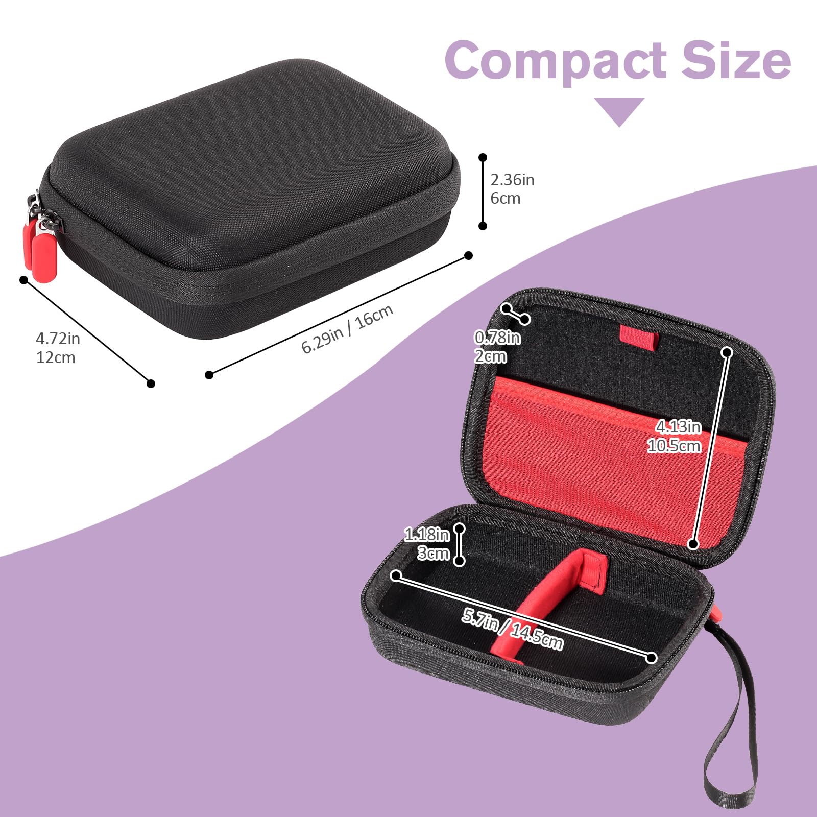 ProCase Hard Playing Card Game Carrying Case, Travel Storage Box Holds 300+ Trading Cards, Bag Holder for Classic Board Game UNO, Five Crowns?SKYJO