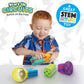 MindWare Start-Up Circuits - STEM Toddler Toy Ages 18+ Months - Build Flashlight, Whistle, and Fan - Early Circuit-Building Learning Set for Hands-On