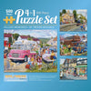Bits and Pieces - 4-in-1 Multi-Pack 500 Piece Jigsaw Puzzles for Adults - illage Memories Jigsaw Puzzle Set Bundle by Trevor Mitchell, Completed