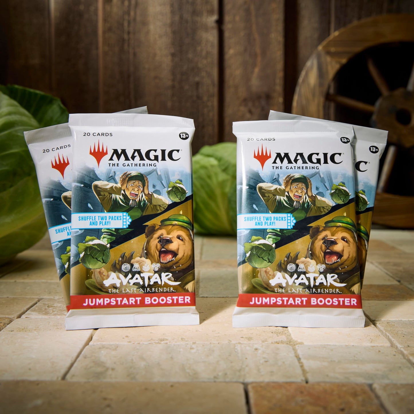 Magic: The Gathering | Avatar: The Last Airbender Jumpstart Booster Box | 24 Packs | 2-Player Card Game