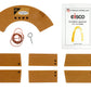 Eisco Labs - Standing Arch Kit - Explore Catenary & Arch Physics, Geometry, Motion, Stability, Basic Architecture & Building Techniques - STEM