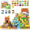 CEMECER Magnetic Blocks, 100PCS 1in Zombie Magnetic Building Blocks Toy for Kids Build Cubes, Stacking Magnetic Tiles, Sensory Montessori Construction