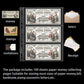 Uncle Paul 300 Pockets Banknote Sleeves 100 Sheets Currency Holder