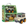Big Adventures Binocular Searching Safari SUV STEM Toy Vehicle with Binoculars, Flashlight, and Compass for Girls, Boys, Kids Ages 3+