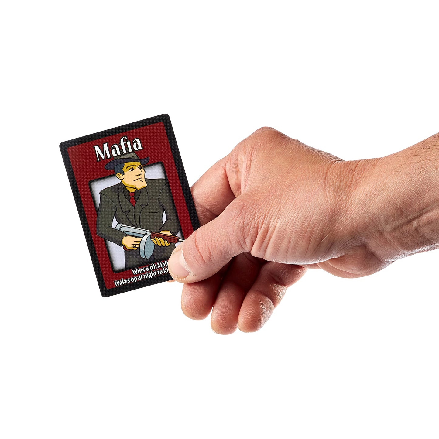 Apostrophe Games Mafia The Party Game - Game of Lying, Bluffing, Deceit -38 Role Cards, Card Game for Adults and Teens - Interactive Board Game