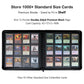 Alteagle 12 Pocket Card Binder, Fits 1008 Trading Cards Side Loading Ringless Card Album for TCG and Sports Cards