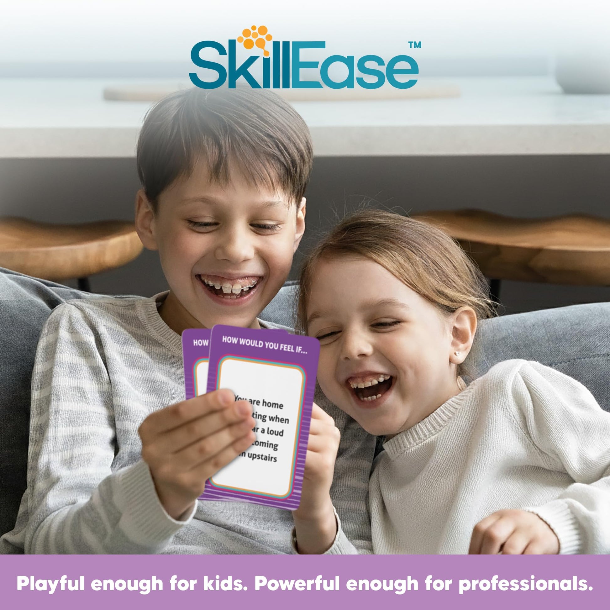 SkillEase Exploding Emotions Flashcards and Game: 2 in 1, Hilarious Family Fun, Social Emotional Learning, Feeling Cards for Kids, Teaches Social