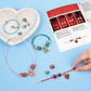 Make It Real: Descendants 4 Rise of Red - Queen of Charms - 34pc DIY Jewelry Kit, Make 4 Character Inspired Bracelets, Disney, Girls & Kids Ages 8+