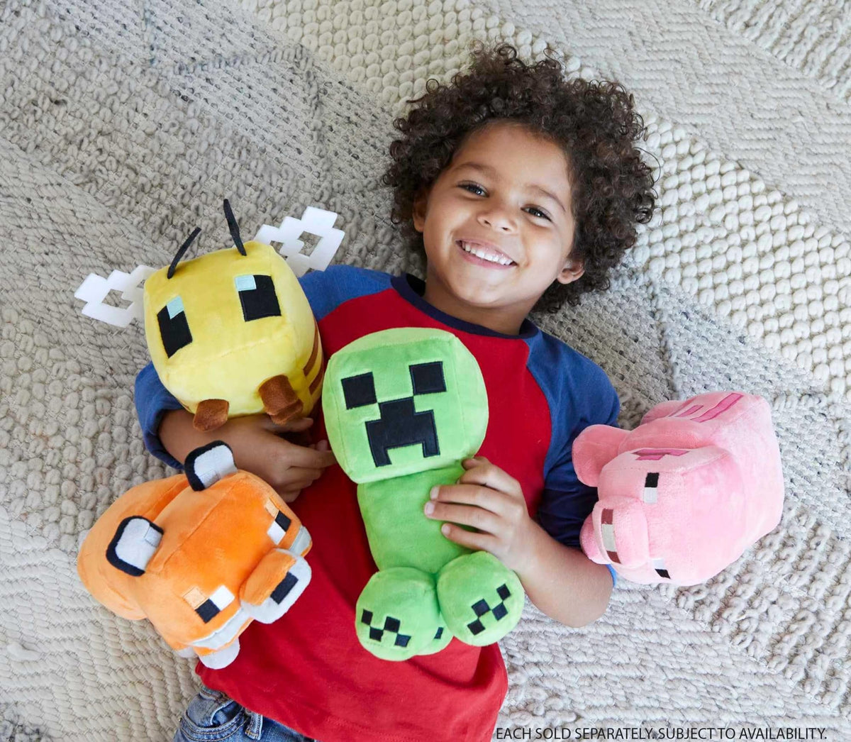 Mattel Minecraft Creeper Character Plush, 8" Soft Dolls