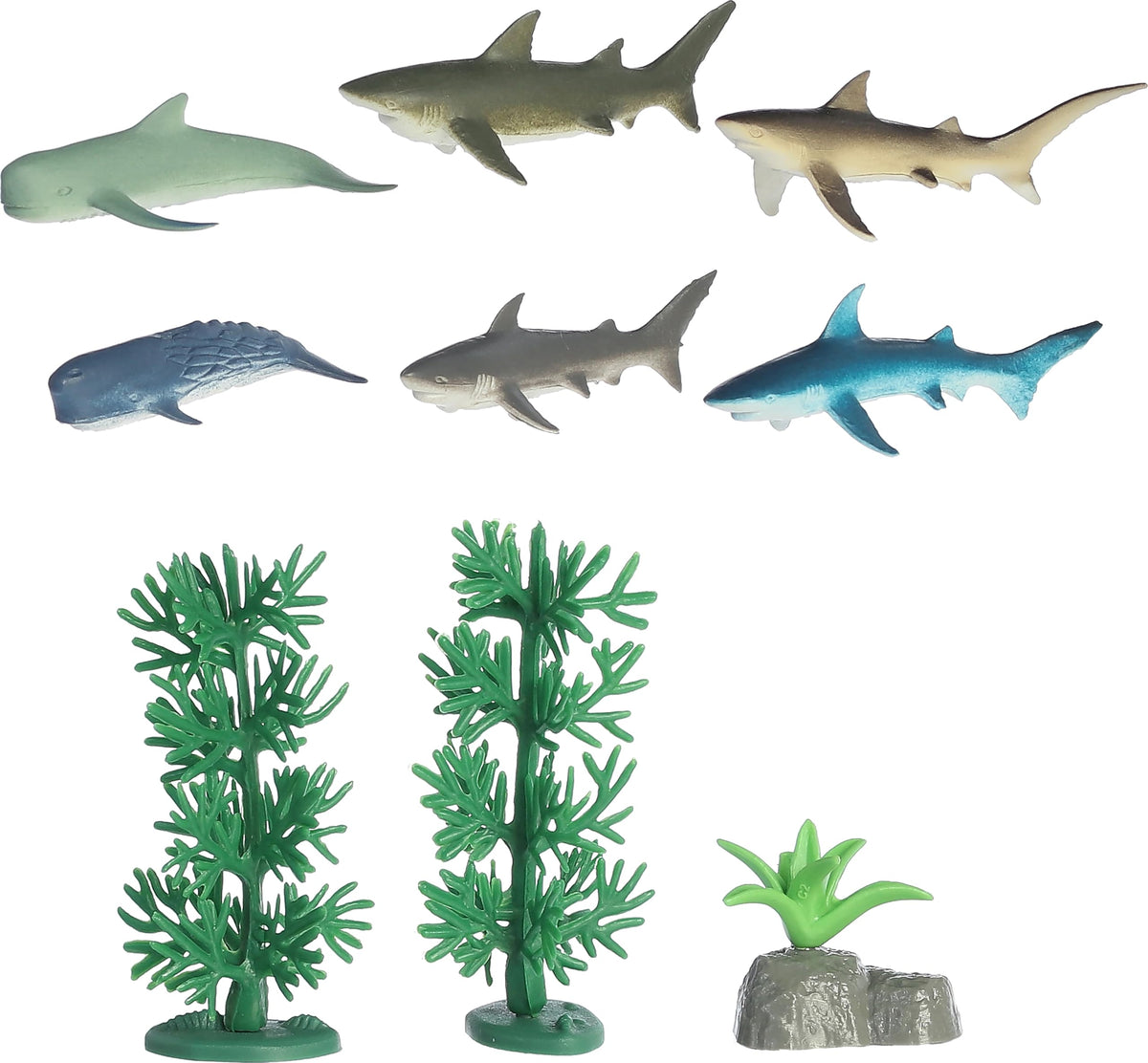 Aurora® Toys Timeless Habitat™ Mini Ocean Play Figures Toy - Imaginative Play - Unplugged Play - Multicolor 6 Inches