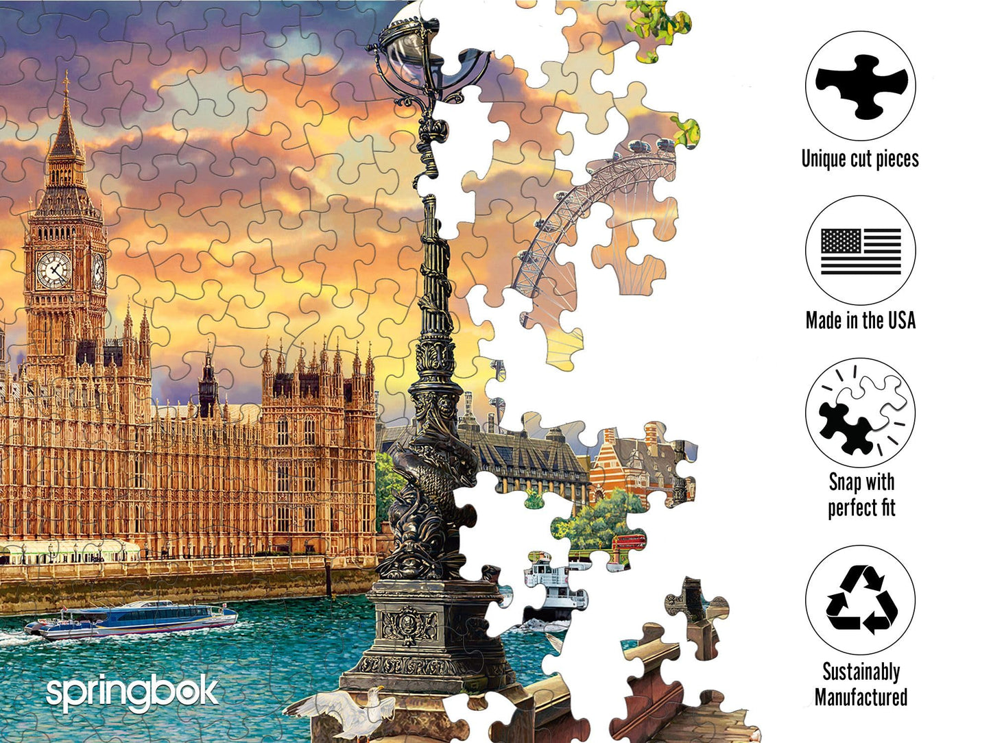 Springbok London Calling 500 Piece Jigsaw Puzzle for Adults
