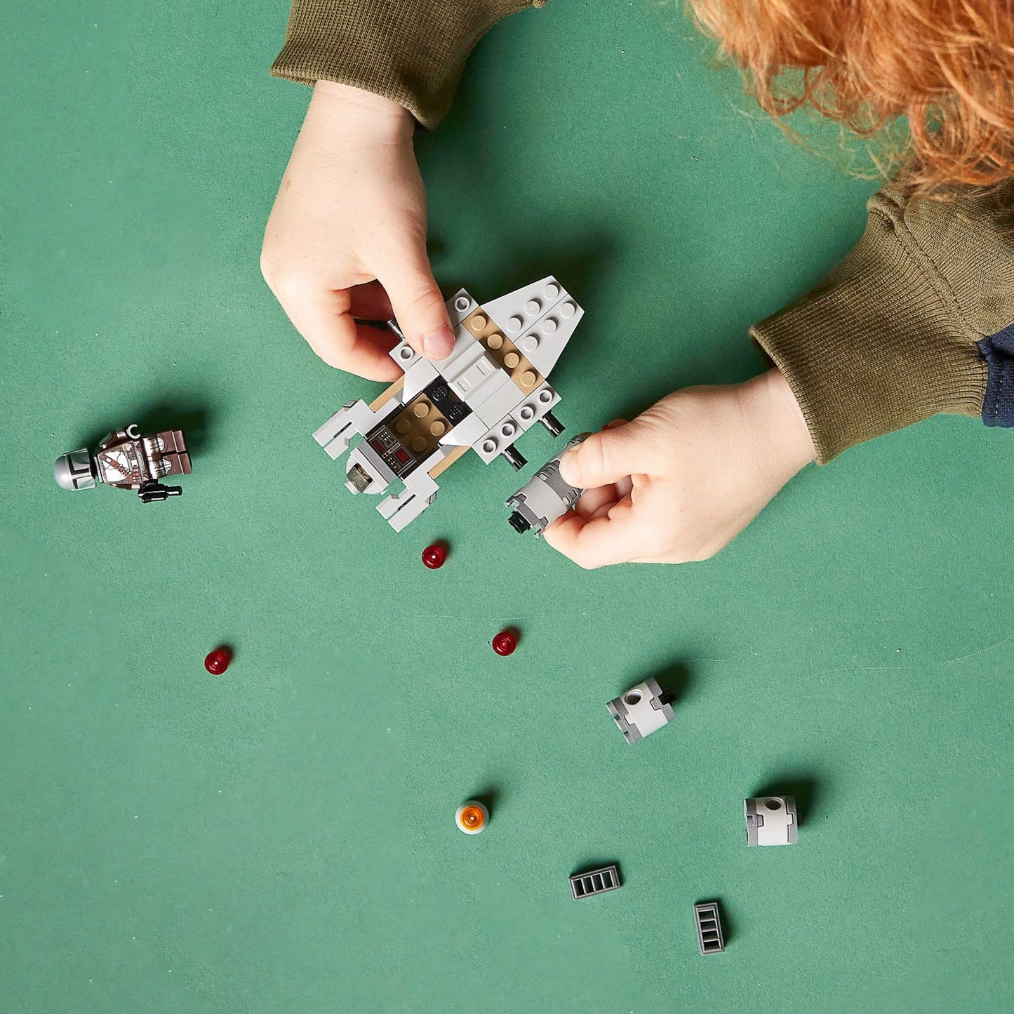 LEGO Star Wars The Razor Crest Microfighter 75321 Toy Building Kit for Kids Aged 6 and Up; Quick-Build, Stud-Shooting Star Wars: The Mandalorian