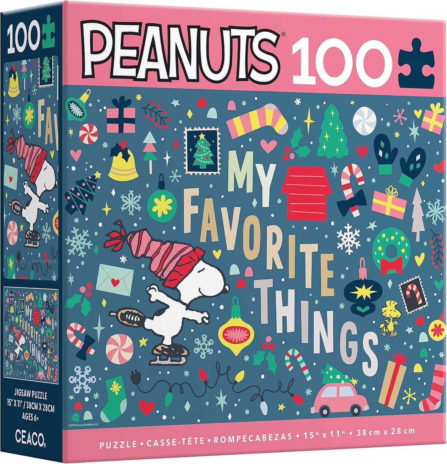 Ceaco - Snoopy's Favorite Things - 100 Piece Puzzle for Kids