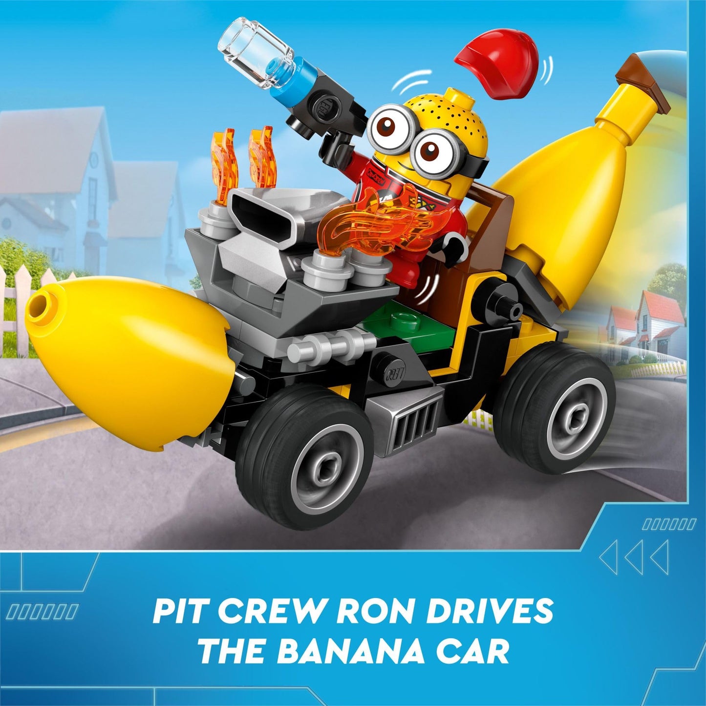 LEGO Despicable Me 4 Minions and Banana Car Toy Gift for Kids, Fun Illumination’s Despicable Me Playset, Creative Building Minions Toy for Boys