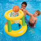 Intex - Floating Hoops 3, Incl Inflatable Pool Hoop and Basketball