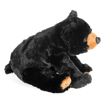 Wild Republic Black Bear Plush, Stuffed Animal, Plush Toy, Gifts for Kids, Cuddlekins 12 Inches