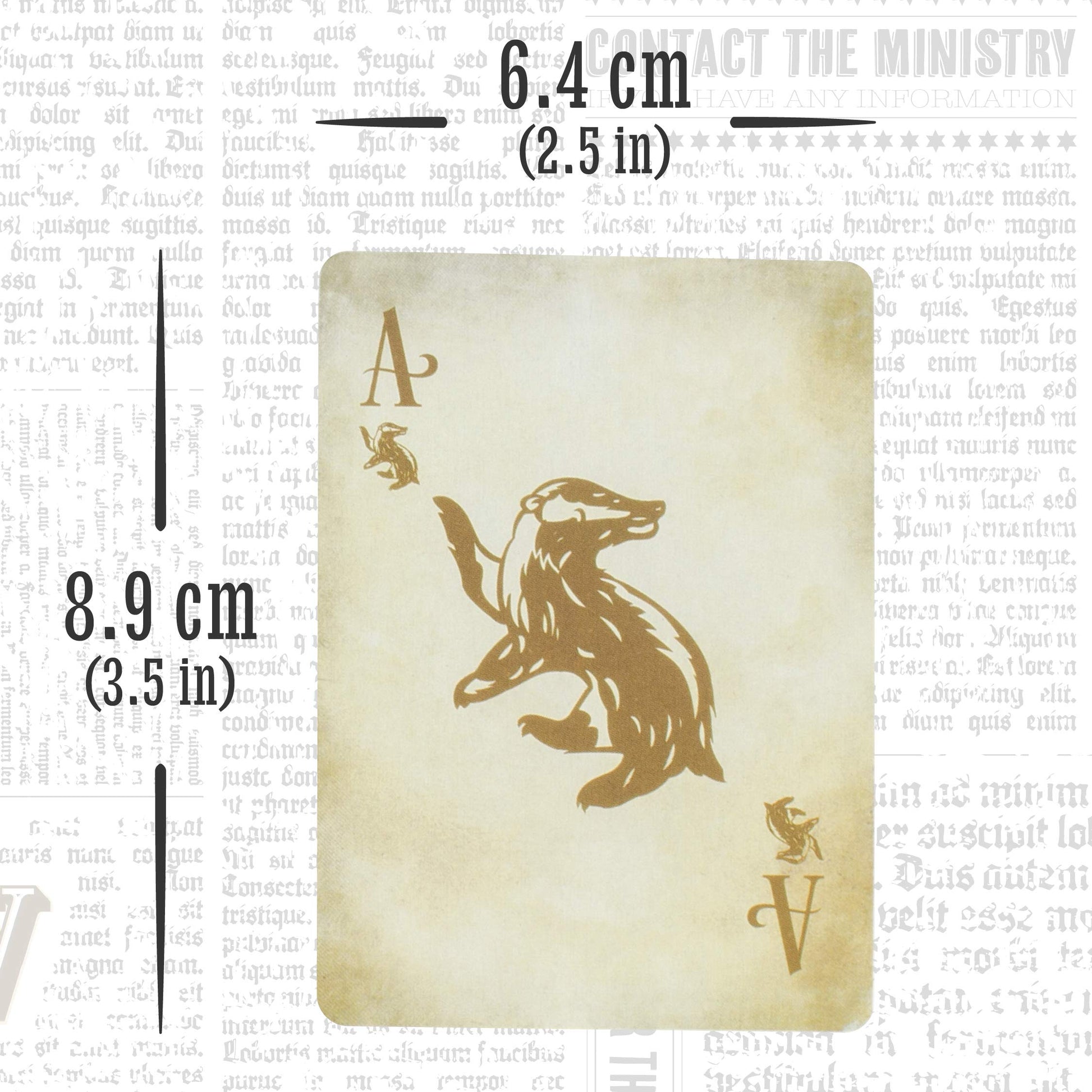 Paladone Harry Potter Playing Cards with Hogwarts House Symbols