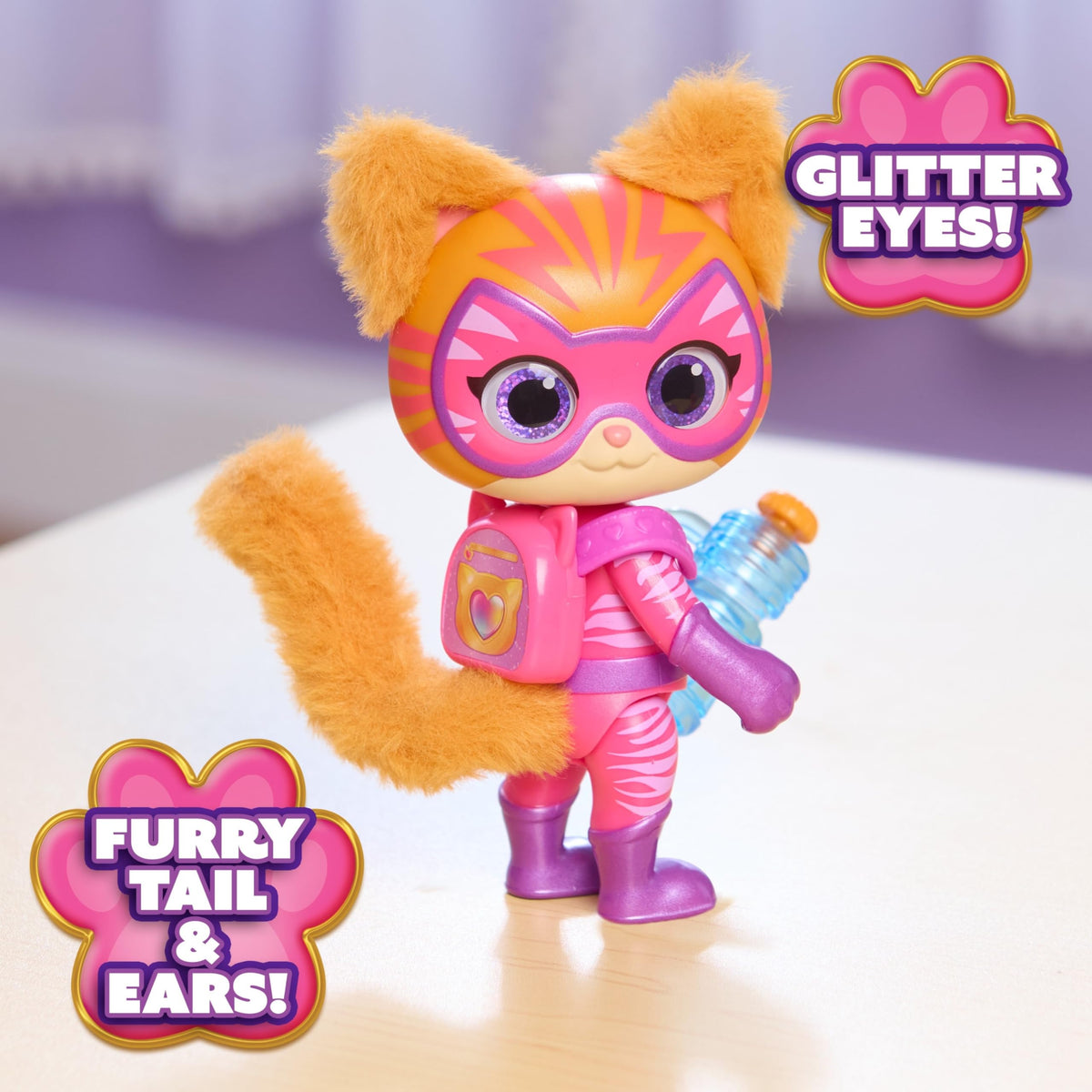 Disney Jr. SuperKitties Su-Purr Wild Ready Furr Action Ginny Figure