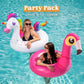 JOYIN 2-Pack Flamingo Unicorn Pool Float - Fun Floaties Inflatable Swimming Pool Tubes Toys Party Decorations, Summer Vacation Lake Beach Floaty Swim