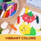 YPLUS Peanut Crayons for Kids, 12 Colors Washable Toddler Crayon, Non-Toxic Baby Crayon for ages 2-4, 1-3, 4-8, Coloring Art Supplies