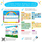 104 PCS Sentence Building for Kids, Sentence Building Magnets Kit, Learn to Read, Speech Speak Spell Games, Kids Vocabulary Builder, Sentence Building