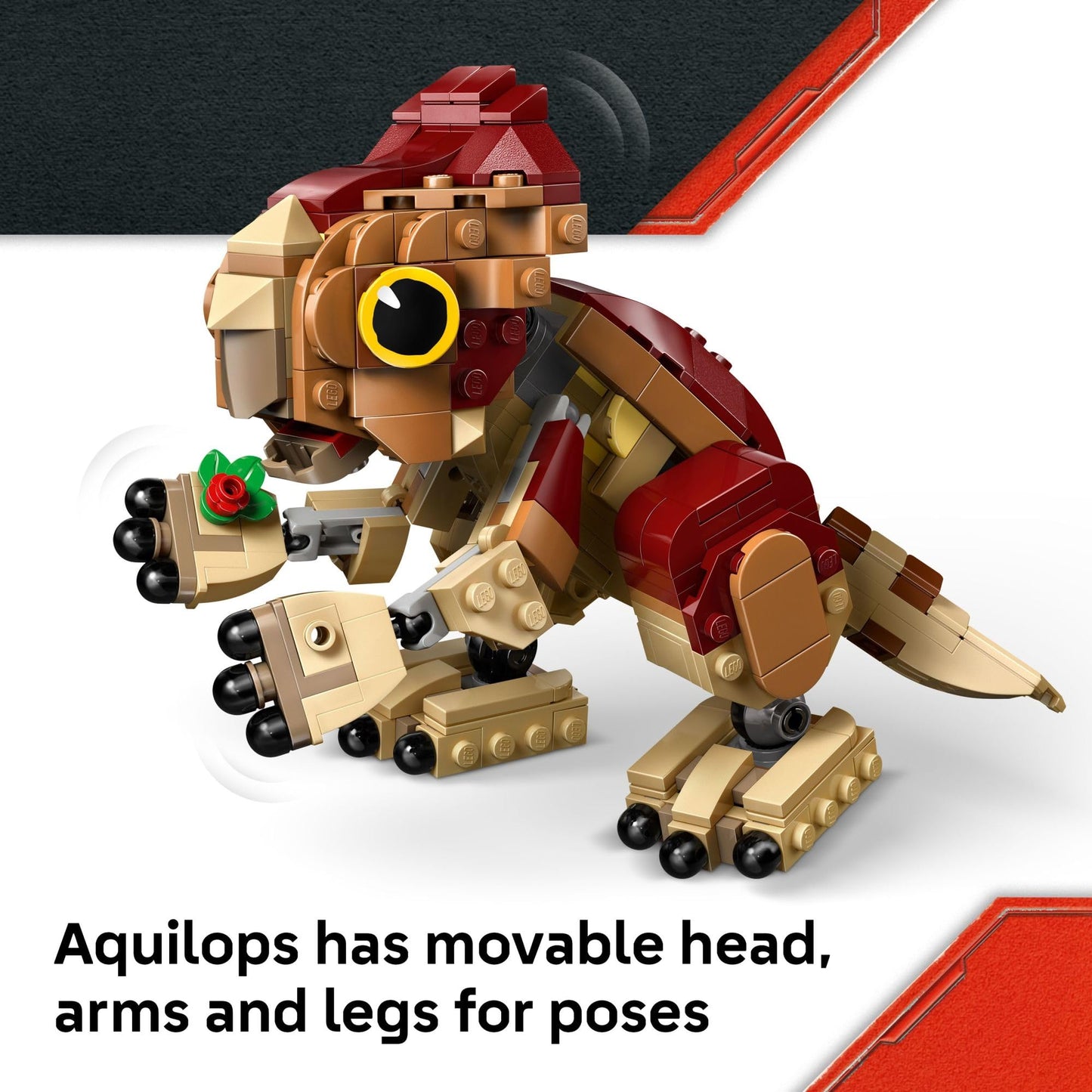 LEGO Jurassic World Baby Dinosaur Dolores: Aquilops Kids Toy - Educational and Learning Toy for Girls & Boys, Ages 7+ - Pretend Play Gift Idea