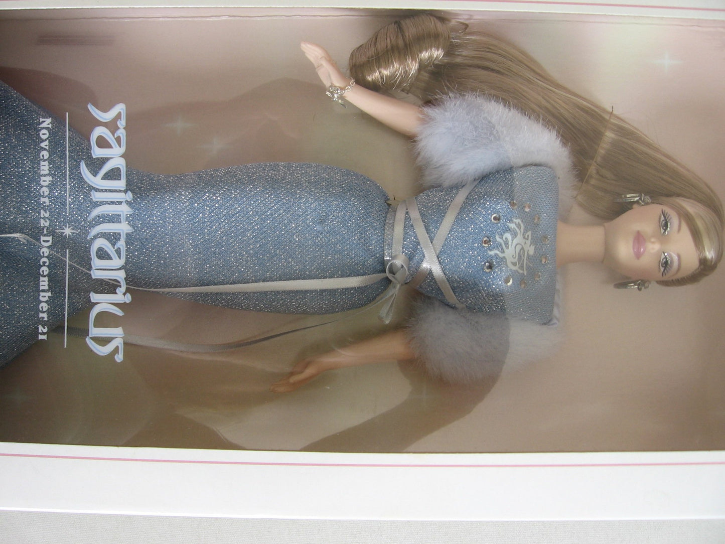 Barbie Collector "Sagittarius" Zodiac Doll - (November 22-December 21) Dark Blonde