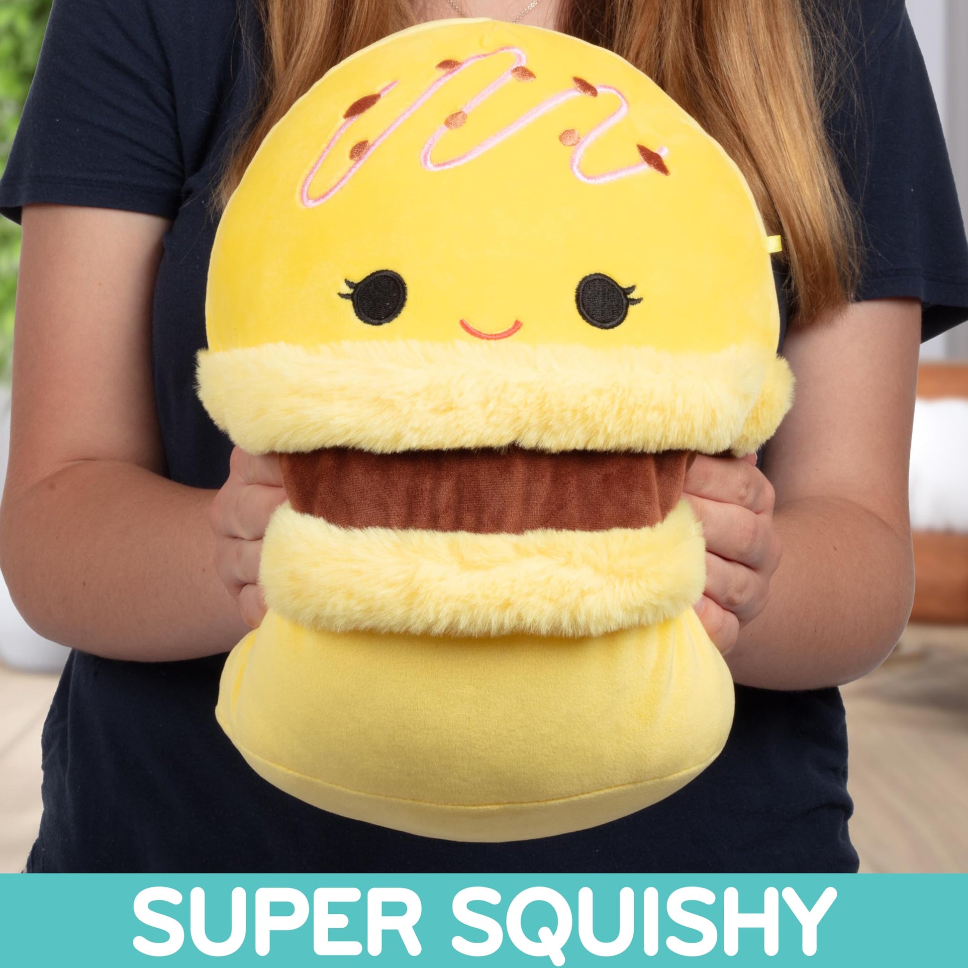 Squishmallows 12-Inch Visconti the Macaron - Official Jazwares Plush - Ultra-Soft Stuffed Animal Dessert Toy, Collectible Foodie for Kids