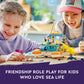 LEGO Friends Sea Rescue Boat 41734 Building Toy Set for Boys & Girls Ages 7+ Who Love The Sea, Includes 4 Mini-Dolls, a Submarine, Baby Dolphin and
