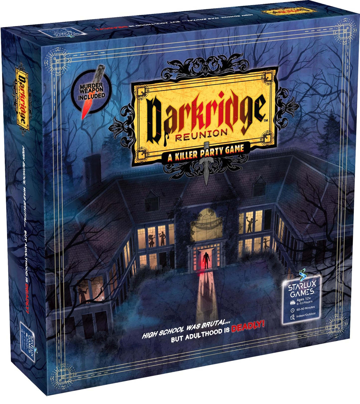 Darkridge Reunion: A High School Reunion-Themed Murder Mystery Game | for Adults & Teens, 6-12 Players | Murder Mystery Dinner Party Game | Adult