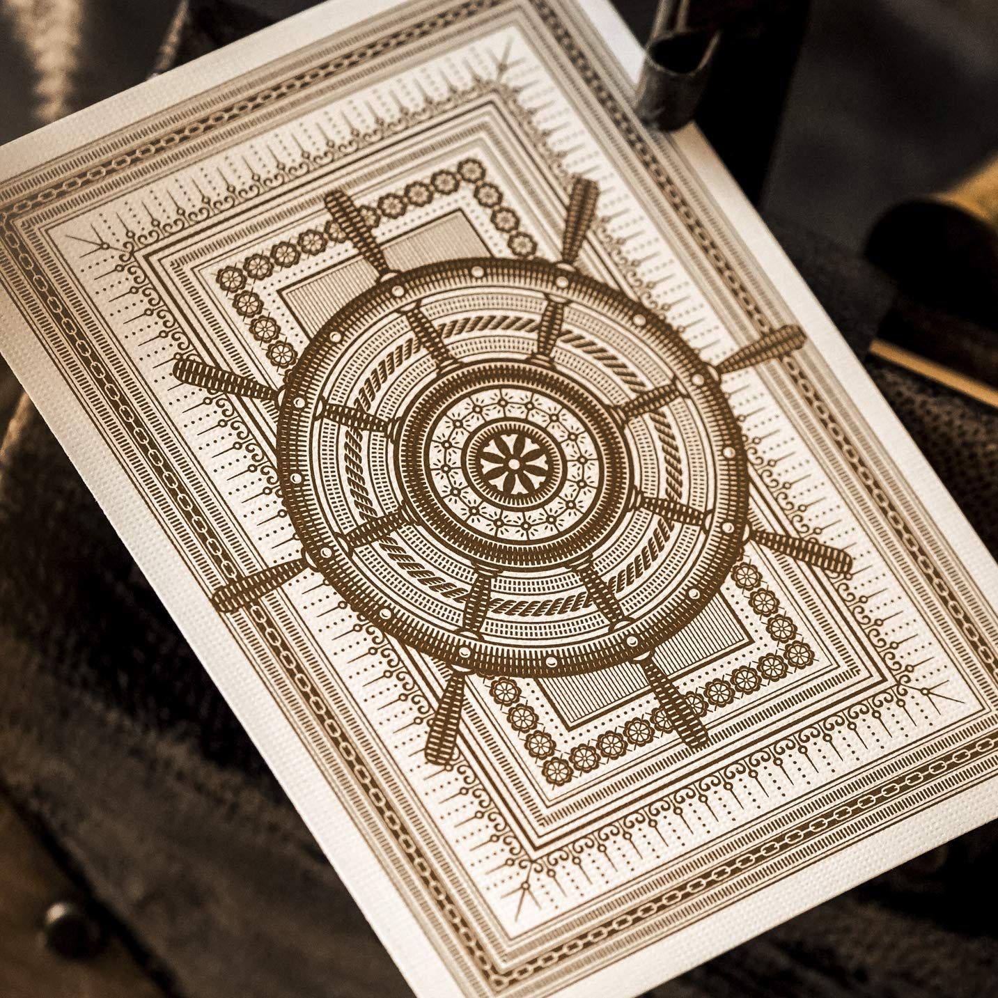 theory11 Navigator Playing Cards - Nautical Theme Poker Deck with Custom Aces Jokers Court Art, Magic, Cardistry, Game Night Gift for Sailors, Card