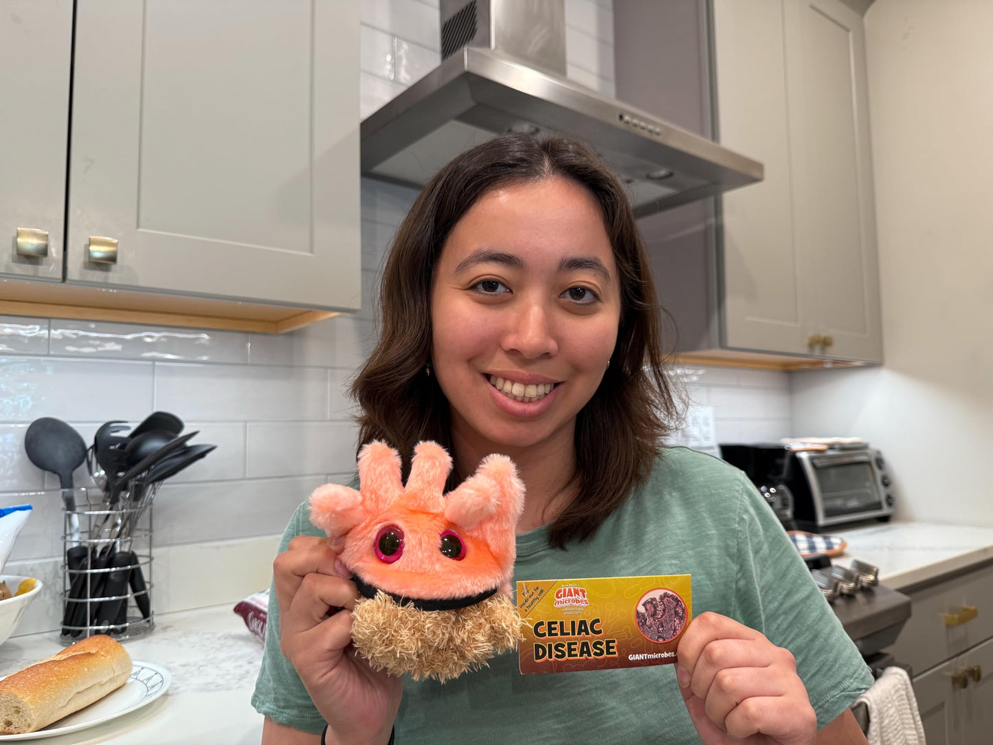 GIANT MICROBES Transforming Celiac Disease Plush, Celiac Gifts, Chronic Illness Essentials, Gastroenterology Gifts, Celiac Disease Awareness, Funny