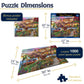 White Mountain 1000 Piece Jigsaw Puzzle Scenic Italy, Italian Promenade