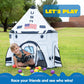 JOYIN Rocket Ship Play Tent Kids Spaceship Playhouse Tent Set Indoor Outdoor Easy Assembly Play Tent