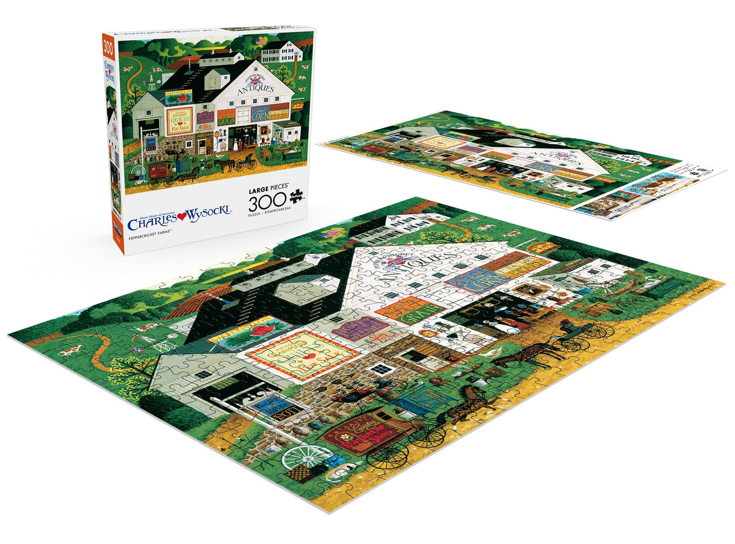 Buffalo Games - Charles Wysocki - Peppercricket - 300 Large Piece Puzzle
