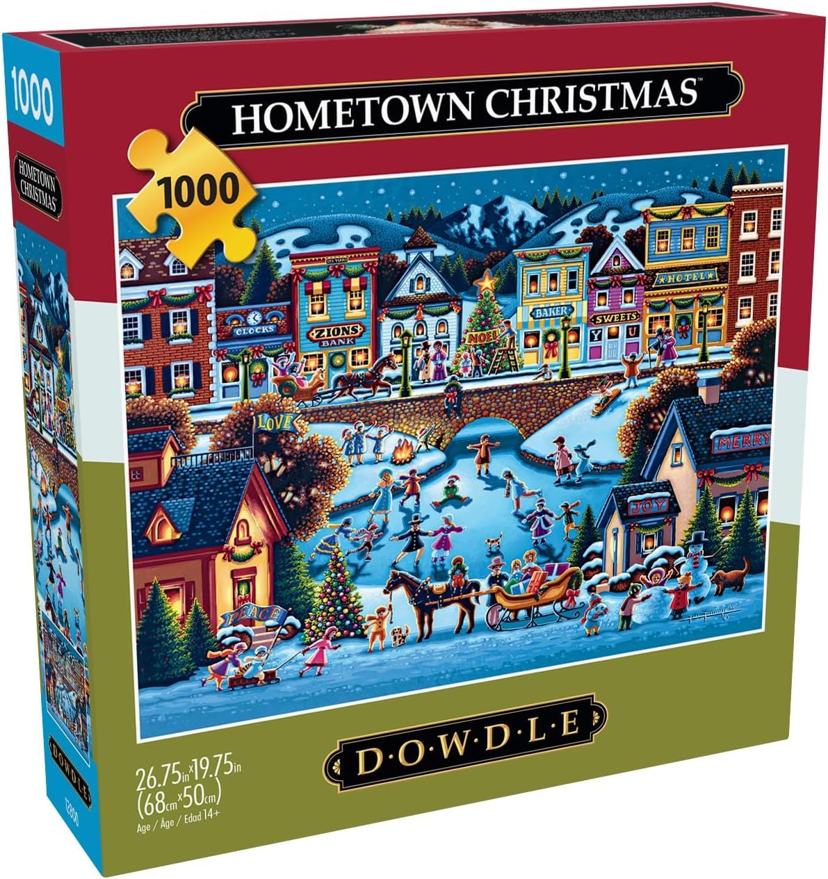 Buffalo Games - Eric Dowdle Hometown Christmas - 1000 Piece Puzzle