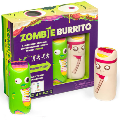 Exploding Kittens Zombie Burrito 3-6 Players, Age7+ Dodgeball Card Game