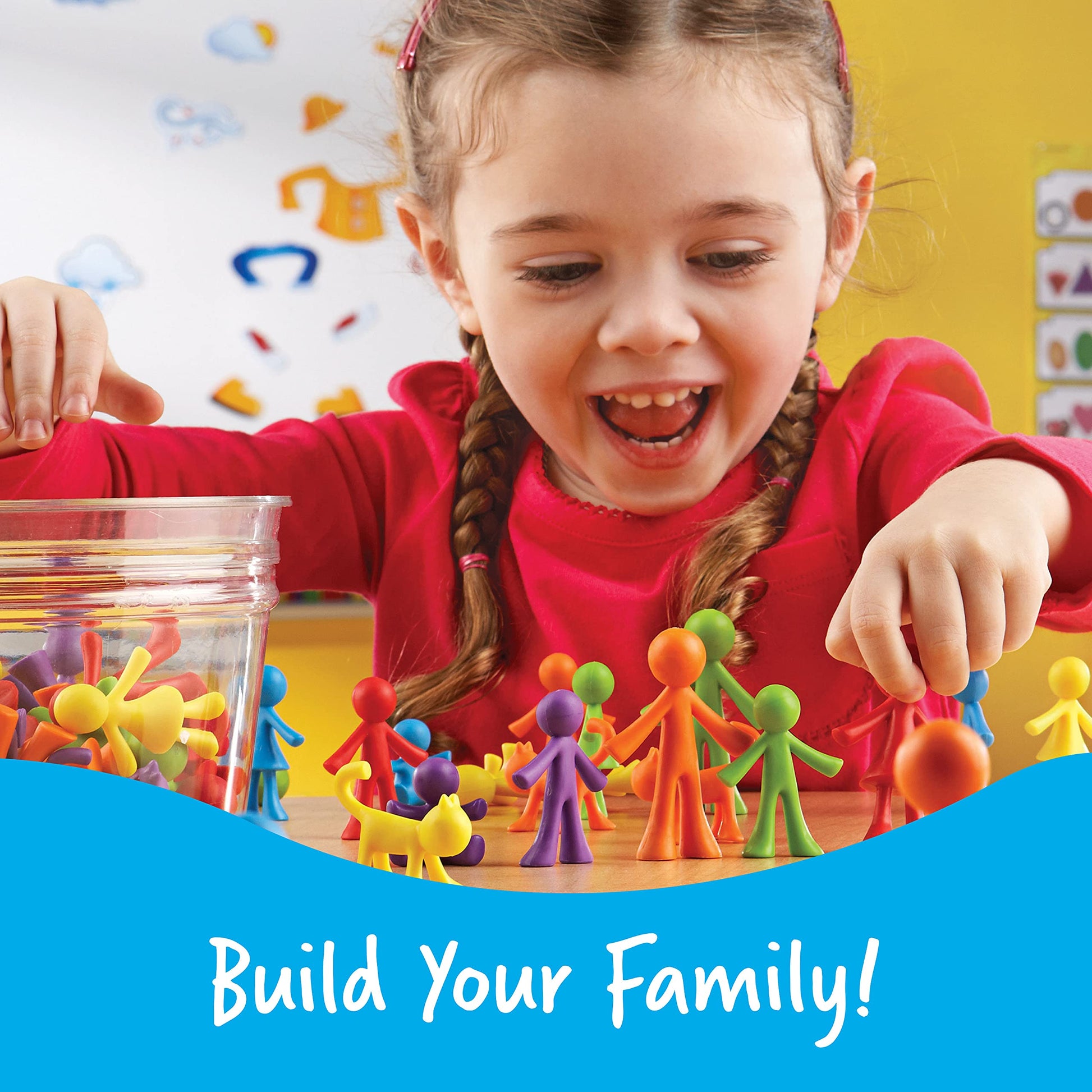 Learning Resources All About Me Family Counters - Toddler Sensory Toys, Preschool Activities, Classroom Must Haves, Math Manipulatives, Social