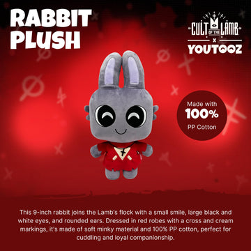 Youtooz Rabbit Plush 9 inch Collectible Stuffed from Cult of the Lamb Plush Collection