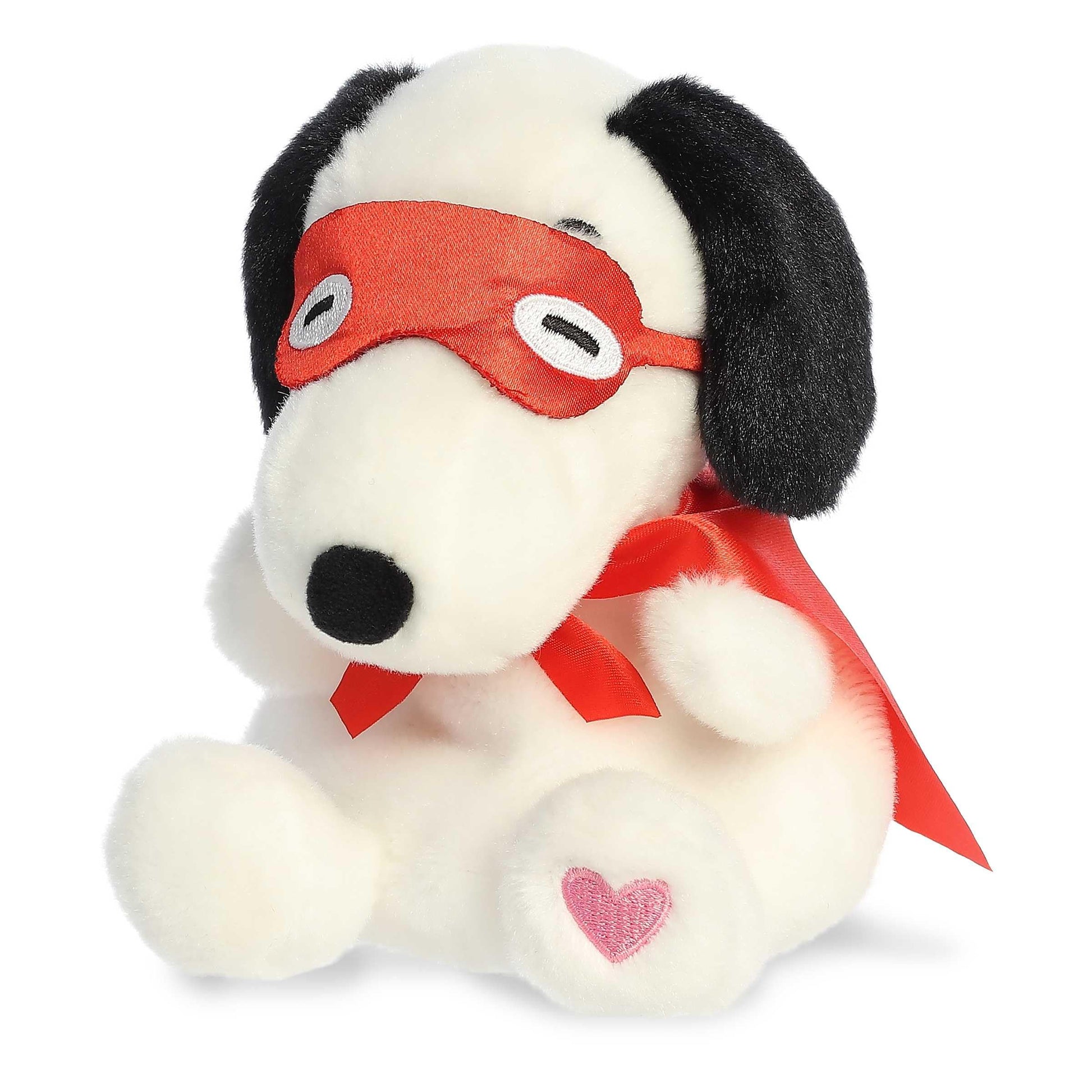 Aurora® Adorable Peanuts® Palm Pals™ Snoopy Kissing Bandit Stuffed Animal - Officially Licensed Toys for All Snoopy Fans - Nostalgic Gift for Adults