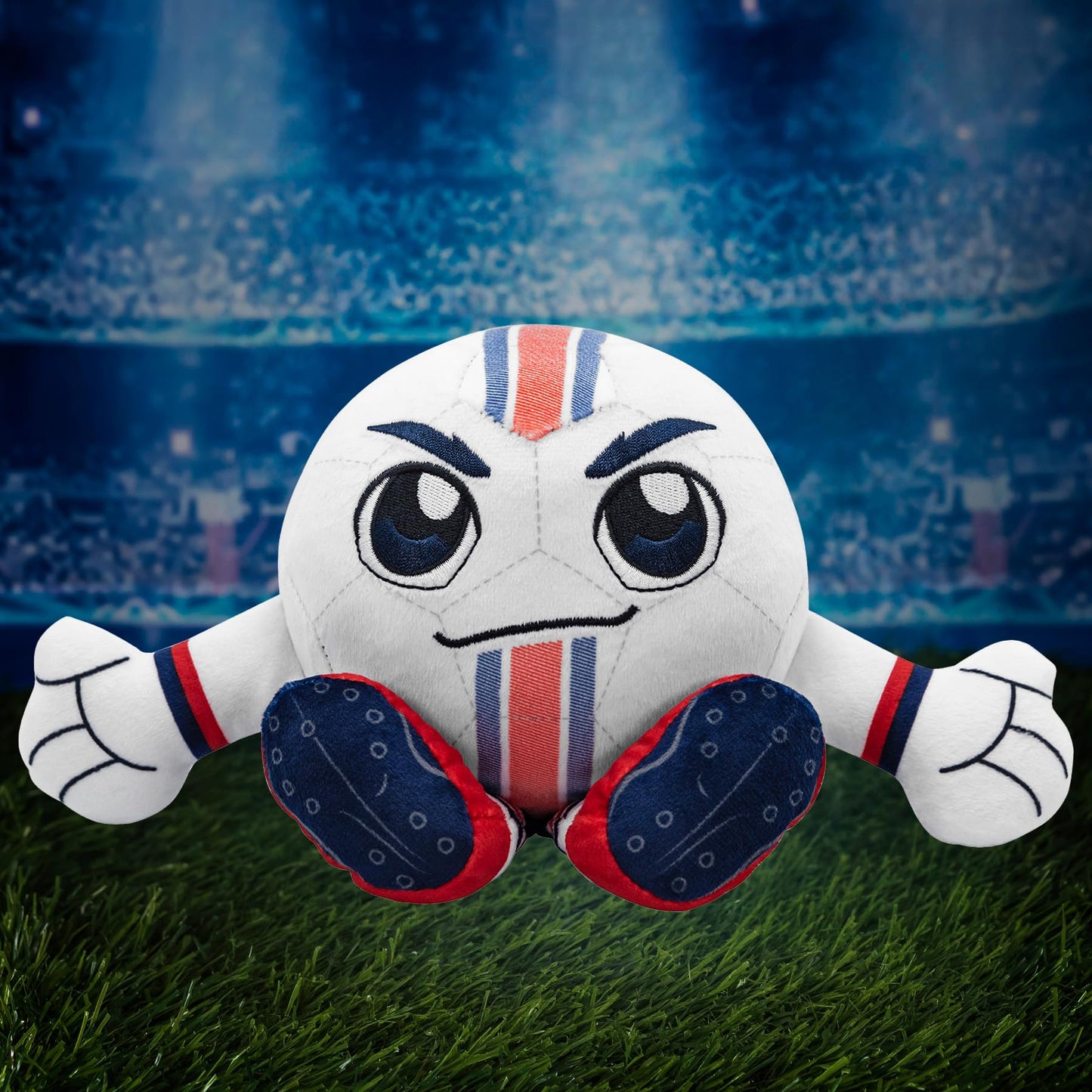 Bleacher Creatures US Soccer 8" Kuricha Soccer Ball Sitting Plush- Soft Chibi Inspired Plush