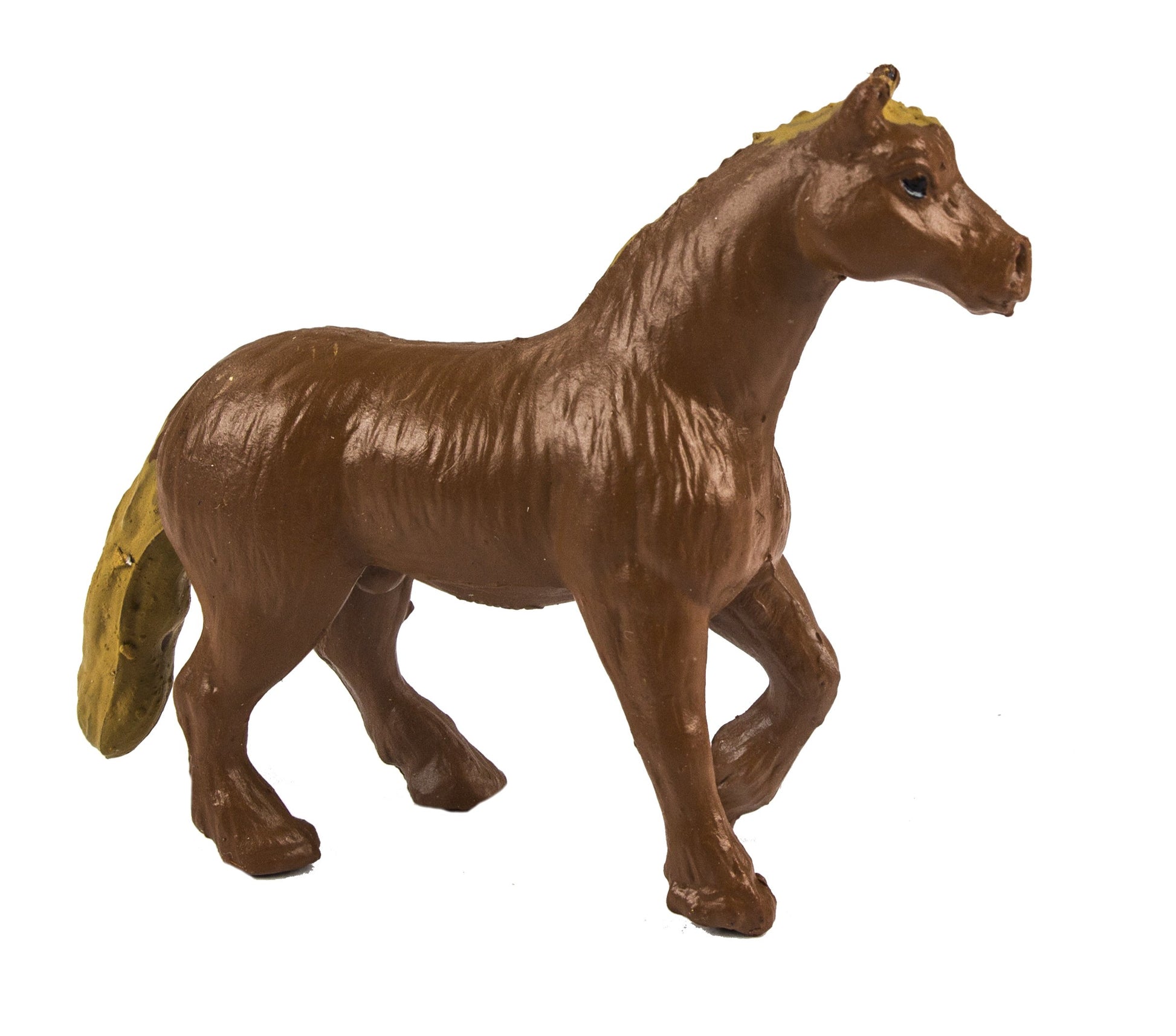 Safari Ltd. Horses TOOB - 12 Hand-Painted Mini Figurines Including Friesian, Haflinger, Stallion, Bay, Chestnut, Jutland, Trakehner, Clydesdale