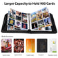 WOT I Trading Card Binder, 900 Pockets Sleeves with Zipper, Double Sided Pockets Card Holder Carry Case for Baseball Card, Football Card