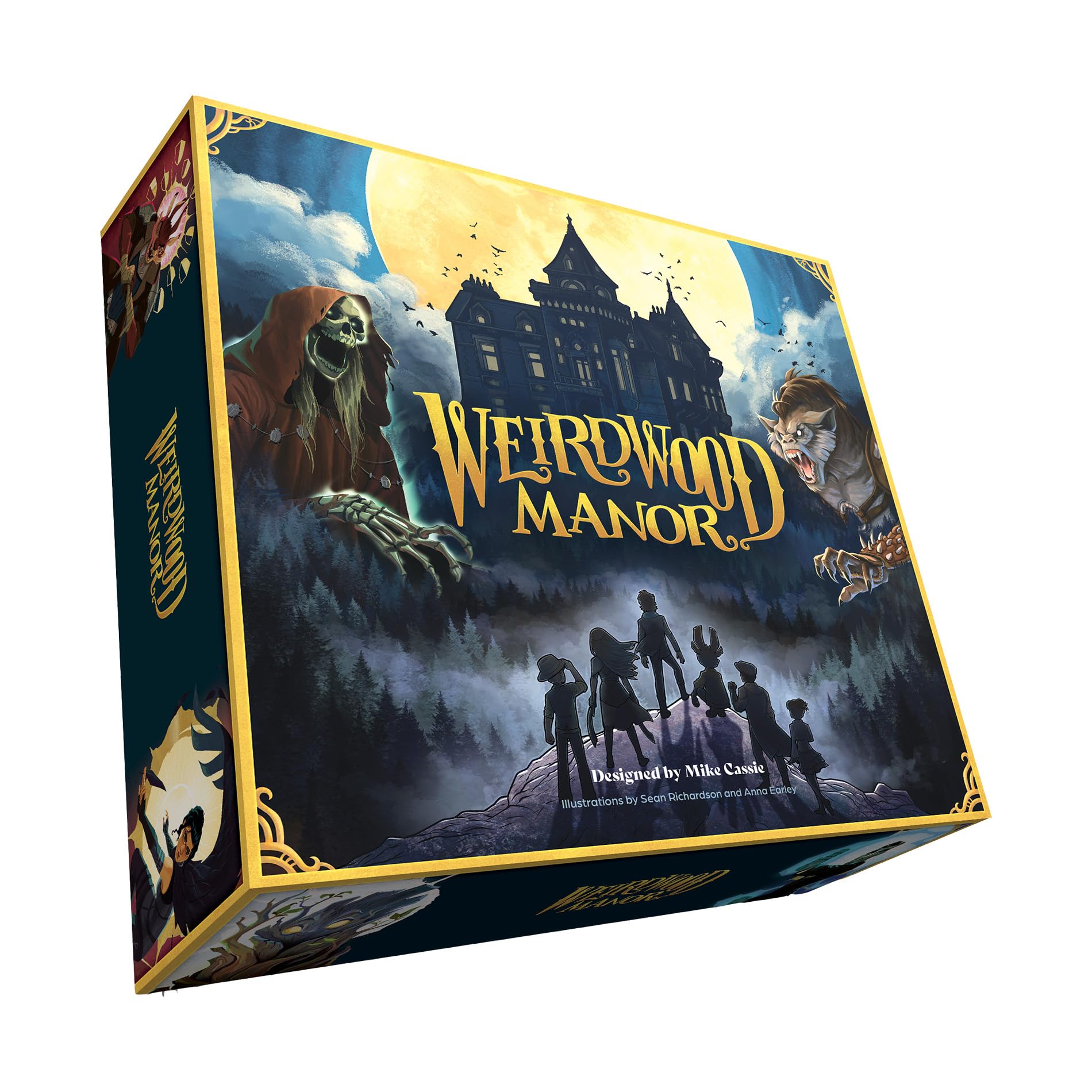 Greyridge Games | Weirdwood Manor |Cooperative Board Game of Adventure & Strategy | Battle Monsters in The Manor | Ages 12+ | 1-5 Players | 90-120
