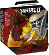 LEGO NINJAGO Epic Battle Set - Kai vs. Skulkin 71730 Building Kit; Ninja Playset Featuring a Spinning Battle Toy, New 2021 (61 Pieces)